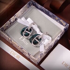 Dior letter earrings